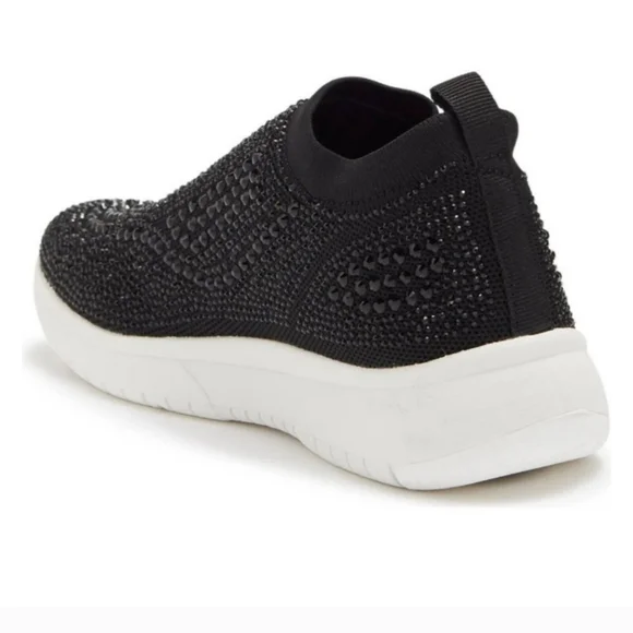 💕Lauren Lorraine "Carin" Crystal Sneaker Womens Size 9 slip on * missing insole - Picture 2 of 9